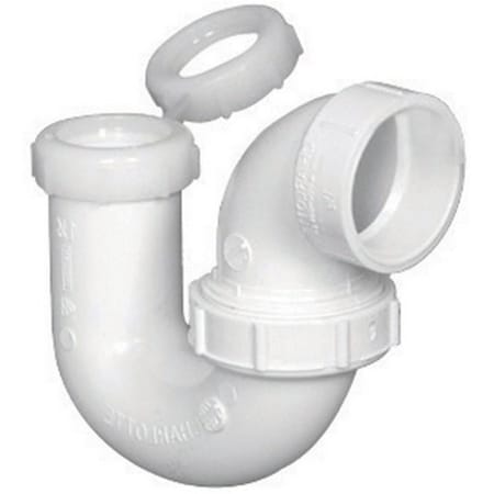 Charlotte Bath PVC00711P0600HA 1.5 in. PVC P-Trap 44398